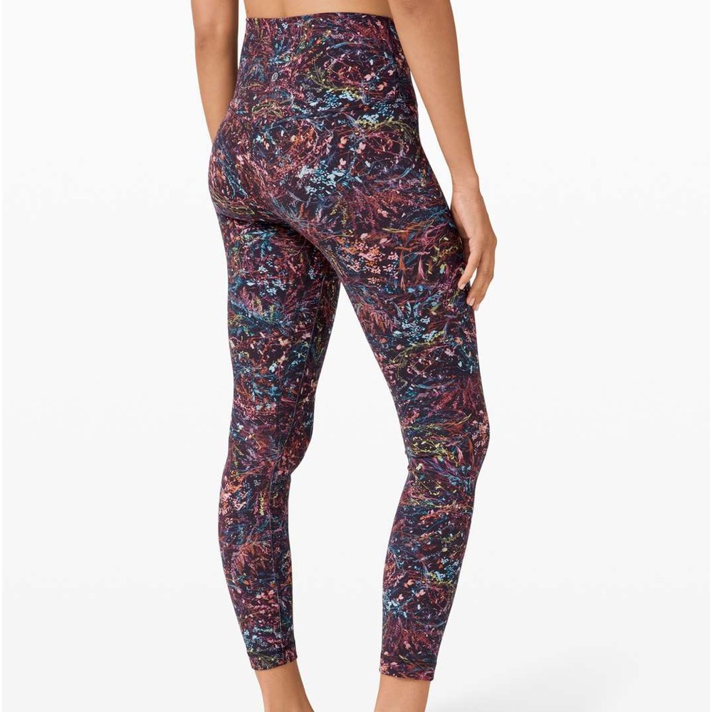 Lululemon Align Pant II Foliage Overlay Multi size 4 21”